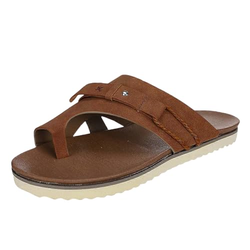 Orthopedic Bunion Corrector Sandals for Women Cork Footbed Sandal Platform Soft Sole with Toe Arch Support Braided Open Toe Cushion Womans Dressy Sandals