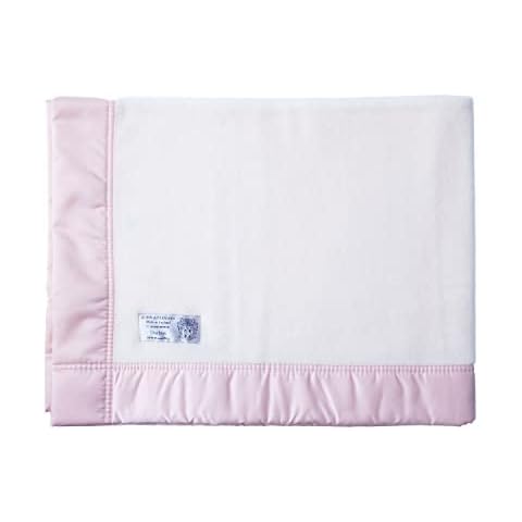 The Wool Company Merino Baby Blanket Soft Pink Cover