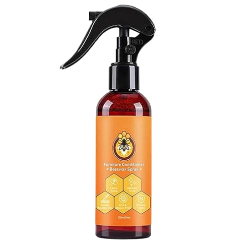 Pure Natural Beeswax Spray, Spray De Pulido De Madera, Repaso De Piso De Madera, Ayuda De Apariencia De Rasguño, Fórmula De Secado Rápido, 120 Ml, Para Gabinete, Baño