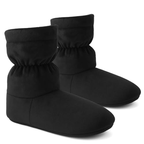 Knuffis Beheizbare Hausschuhe Damen Fußwärmer Mikrowellen Hausschuhe Herren Pantoffeln 42-46