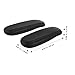 DOITOOL 2Pcs Non Slip Armrest Cushions for Office and Gaming Chairs Comfortable Soft PU Arm Pads Ergonomic Elbow Support for Long Hours Replacement Parts