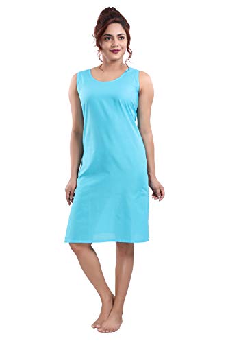 Image of Cotton Rich Camisole Slip for Women | Long Kurti Slip /Suit Slip /Camisole Slip Knee Length Inner(Long Inner)