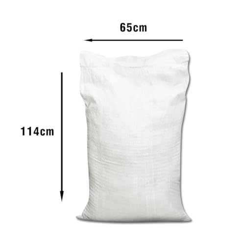 TGL PACKAGING 20PCS Heavy Duty (65x114cm) Woven Rubble Sacks | Extra Strong Polypropylene Builders Bags | Garden Waste Bags | Reusable Sacks for Construction, Yard Waste, Rubbish Removal 2 TGL PACKAGING 20PCS Heavy Duty (65x114cm) Woven Rubble Sacks | Extra Strong Polypropylene Builders Bags | Garden Waste Bags | Reusable Sacks for Construction, Yard Waste, Rubbish Removal - Image 2