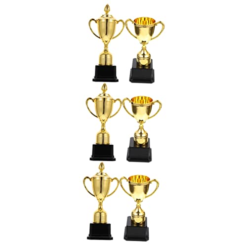 Didiseaon 6 Peças Troféu Infantil Troféus De Halloween Troféu De Metal Dourado Troféu De Halloween P