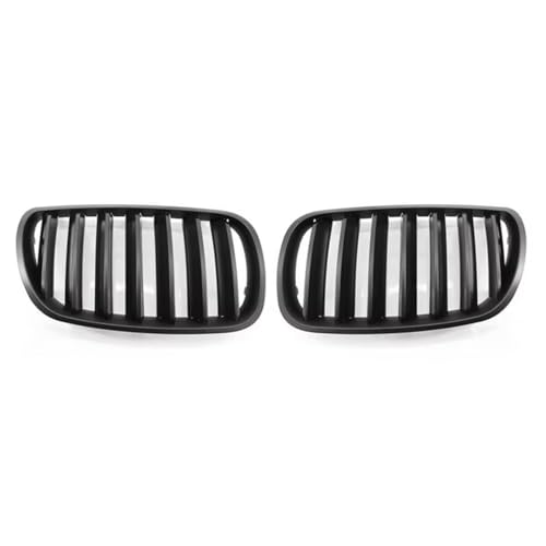 Grilles calandre avant pour BMW X3 E83 LCI 2007-2010 noire simple latte