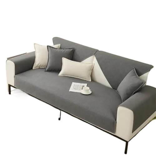 Couvercle de canapé imperméable gris foncé 4 places protège efficacement votre salon - 2