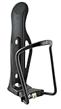 Lumintrail Adjustable Bike Bicycle Lightweight Aluminum Alloy Water Bottle Cage Holder (1 or 2 Packs) (Black-1PK)