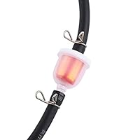 Benzinfilter Minimoto + Minicross 50 2-Takt Chinesisch Benzinfilter Kit Gasfilter Inline für Motorrad Ölfilter Set mit Clip für Schläuche und Schlauch Auto