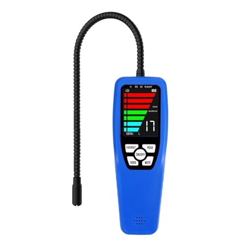 可燃性ガス漏れ検知器 ハロゲン冷媒漏れ検知器 R134a CFC HCFC HFC ガス分析装置 アラームプローブ付き 多機能