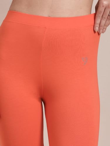 Image of TWIN BIRDS Tailored Cut and Classic Fit Super Stretchable Elastane Fabric Churidar Leggings for Women