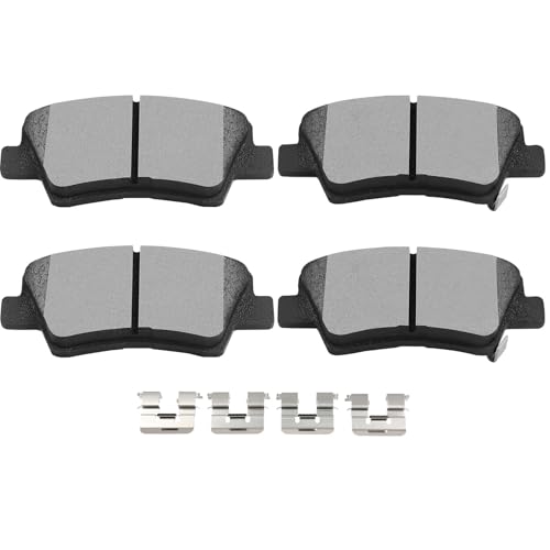 SCITOO D1594-8428 Disc Brake Pads Sets Rear Ceramic Brake Pads w/Hardware