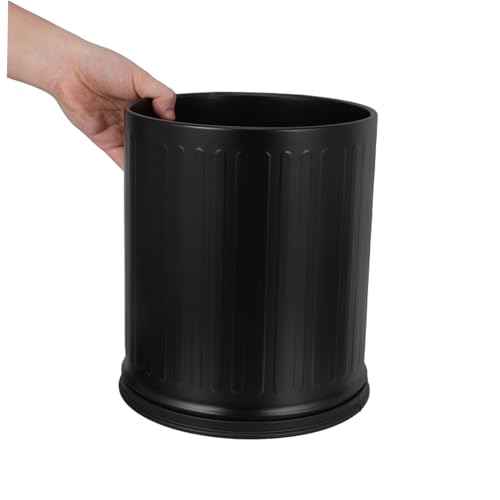Cesto de Basura Metálico HOMSFOU 10 L Negro miniatura 4