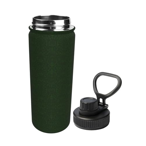 Hunter Trinkflasche mit Blumenmuster, für Camping, Wandern, Edelstahl, doppelwandig, isoliert