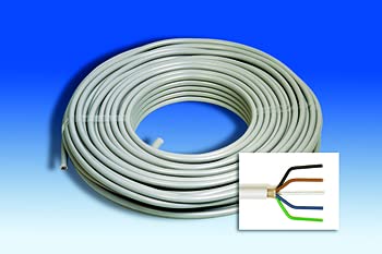 Mantelleitung Kabel NYM-J 50m Ring vers. Querschnitte (5x1,5mm)