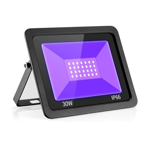 Projecteur UV LED 30W étanche IP66 pour faire briller vos décors fluorescents