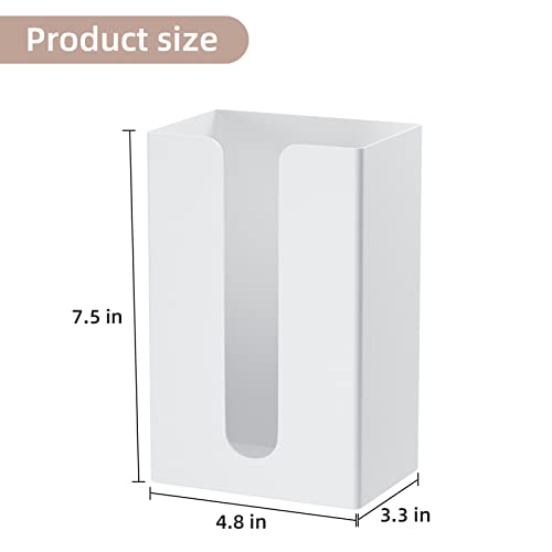 Image of SUBEKYU Magnetic Dryer Sheet Holder for Laundry Room ,Dryer Sheet Container,Iron Dryer Sheet Dispenser for Laundry Storage and Organizition, Wall Dryer Sheet Box,Fabric Sheet Holder,White
