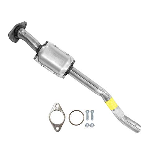 AutoShack EMCC64852 Rear Direct Fit Catalytic Converter Replacement for 2010 2011 2012 2013 2014 2015 2016 2017 Chevrolet Equinox 2010-2017 GMC Terrain 2.4L 4WD AWD FWD (EPA Compliant)