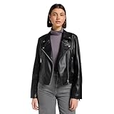 Ajuste: regular Lee Moto Jacket Chaqueta, Negro, XL Mujeres