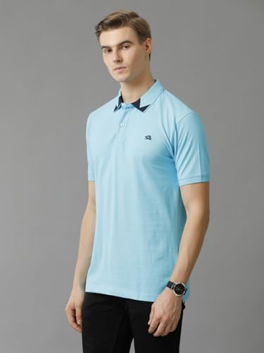 Image of ADRO Mens Polo T Shirt -100% Cotton Polo Tshirt for Men | Solid Polo T-Shirt Regular fit