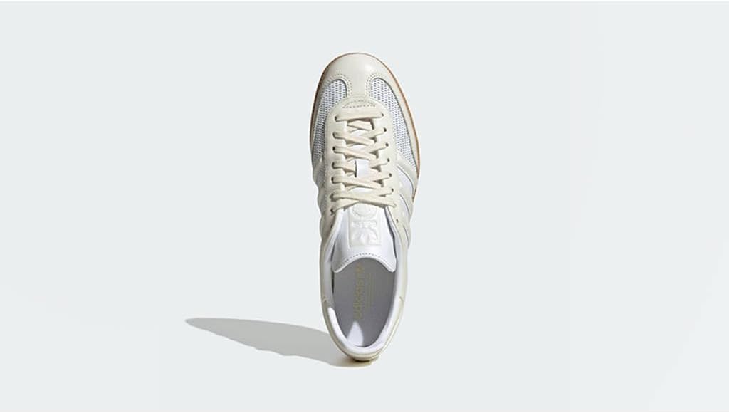adidas Samba OG Women's Shoes, Cloud White/Off White/Gum, Size 9