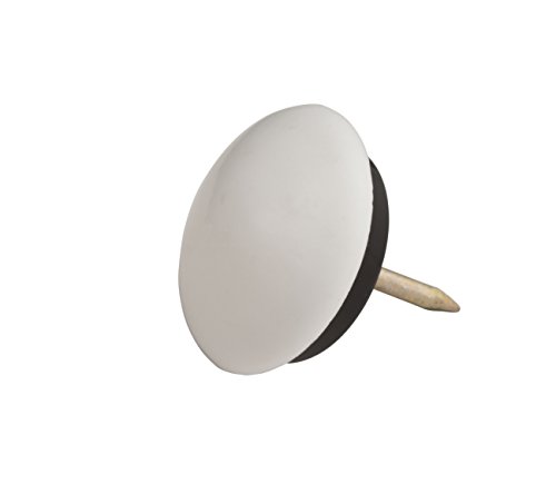 Stanley Hardware V1733 3/4" Nail-On Domed Plastic Glides -White