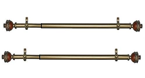Achim Home Furnishings Camino Ava Window Rod And Finial, 66 To 120-Inch (Set Of 2) #TOP8