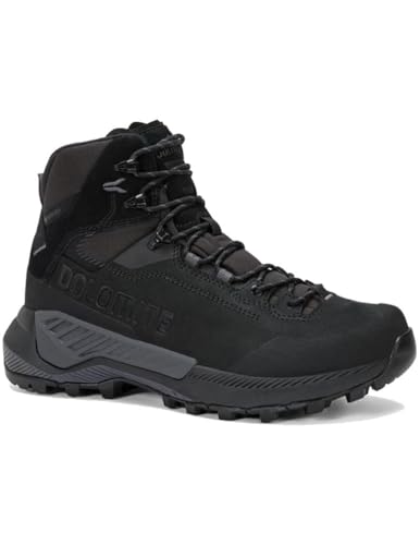 Nero DOLOMITE VERNALE LEATHER HIGH GTX 422795 01190 color nero scarponcino da uomo in membrana impermeabile ideale per trekking ed escursioni in ogni condizione. 44½