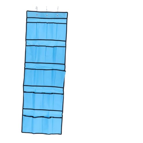 DECHOUS Door Shoe Organizer Pockets Hanging Storage Bag Metal Hooks Space-saving Mesh Fabric for Closet Pantry Kitchen