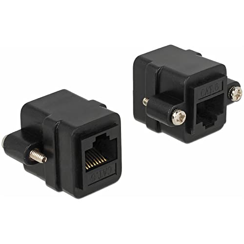 Delock 85124 Cavo Di Interfaccia E Adattatore Rj-45 Nero