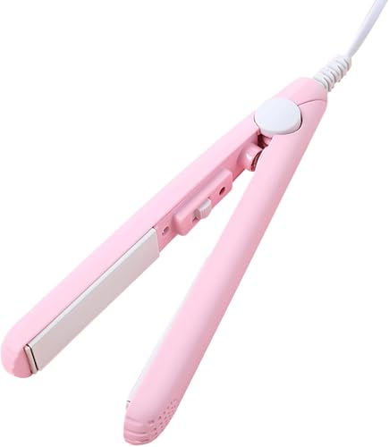 Mini Pink 2-in-1 Ceramic Curling Iron and Straightener