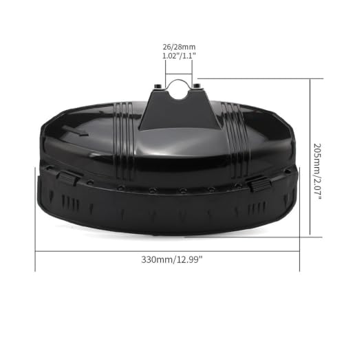 Protector de cortacésped de 28mm para limpiar el jardín sin sustos 3