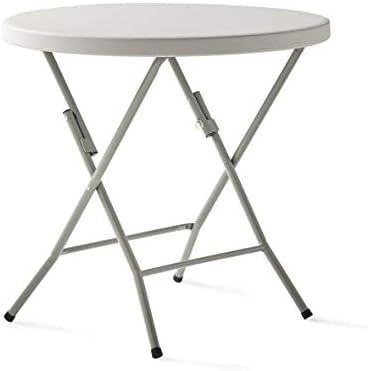 KG KITGARDEN - Mesa Plegable Portátil Multifuncional, Ø80x74cm, R...