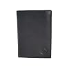 Frédéric Johns Portefeuille Homme – Grand Portefeuille – Portefeuille Cuir Veritable – Porte Carte Homme Cuir Modèle World (Noir)