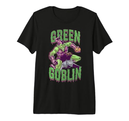 T-shirt Green Goblin Marvel confortable pour look vintage quotidien