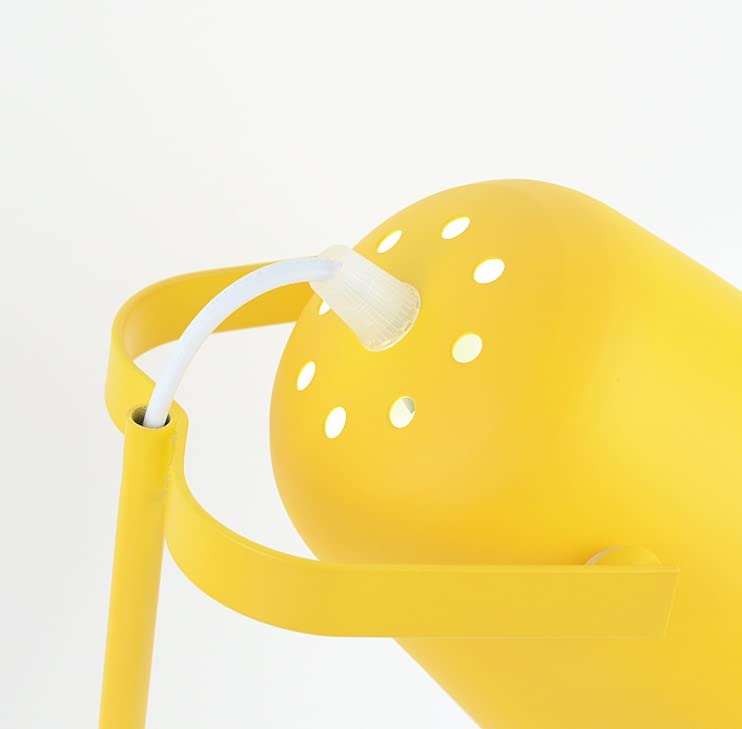 Schreibtischlampen Moderne LED-Tischlampen Eisen-Augenschutz-Schreibtischlampen Student Führte Keine Stroboskopischen Kreativen Mädchen-Nachttischlampen Leselampe Bett(Yellow)