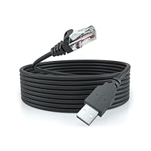 USB to RJ50 Cable Compatible with APC Smart-UPS/Back-UPS Series | Compatible with PowerChute Software Equivalent to AP9827 | Plug & Play Data Monitoring & Shutdown Control