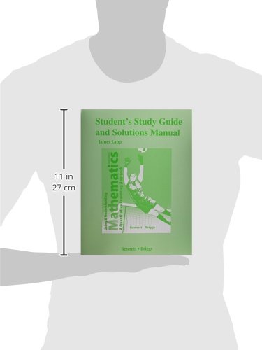 Student's Study Guide and Solutions Manual for Using and Understanding Mathematics: A Quantitative Reasoning Approach - Image 2