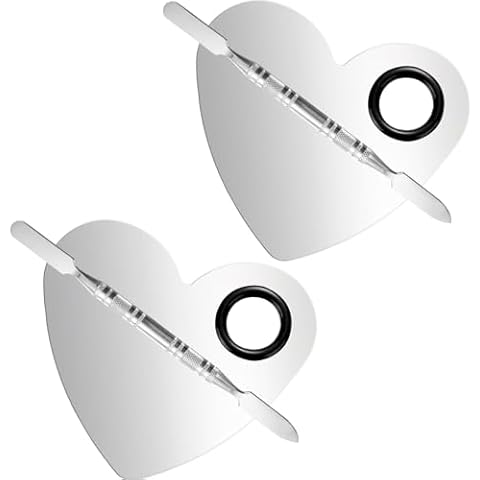 Neptniopllab Stainless Makeup Mixing Palette Cover