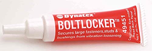 JEGS Red Bolt Locker | High Strength | Made In USA | 3000 PSI Shear Strength on Steel Nuts & Bolts | 6 ml Tube | Fixture Tight In Minutes With 24 hr Full Cure Time