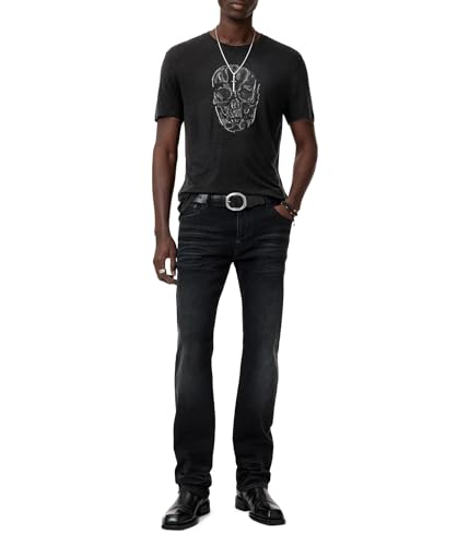 John Varvatos Men's Chain Skull Tee