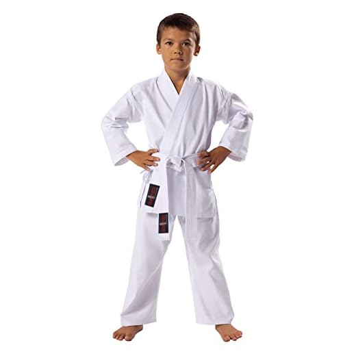 Kimonos Blancos de kárate Hechos de Poliester/algodón para niños (0000/100 cm, 3-4 años)