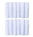 COCOUSM Womens Embroidered Cotton Lace Handkerchiefs Pack Bulk