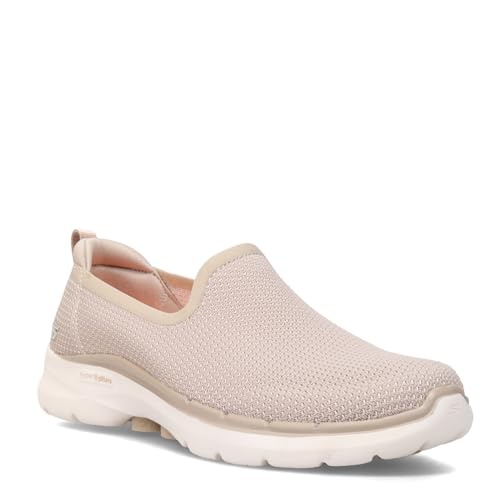 Skechers Women's Go Walk 6 - Clear Virtue, Natural, 7