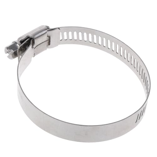 QMQJIA 50/75/100/150/200mm Stainless Steel Hose Clamps Adjustable Gear Worm Tube Water Pipe Fixed Clip Spring Cramp - Image 3