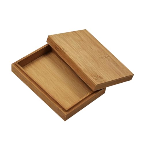 COLLBATH 1 Pieza Caja de Almacenamiento Madera Caja Práctica de Multiusos Dimensiones Internas