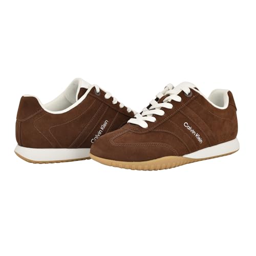 Calvin Klein Women's Hendrea Dark Brown Suede 6 Medium - image 2