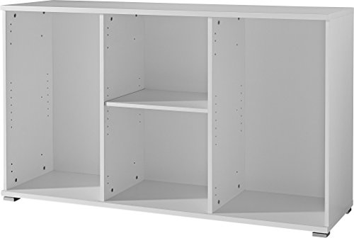 Germania Sideboard Colorado 8175-84 | In Weiß, Petrol und Rot | 144 x 87 x 40 cm - 8175-84 Germania Sideboard Colorado 8175-84 | In Weiß, Petrol und Rot | 144 x 87 x 40 cm