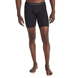 ExOfficio Men's Give-N-Go Sport 2.0 Boxer Brief 9', Black/Black, Large