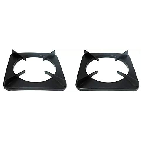 LAXMI Mild Steel Gas Stand Rustproof Square Shape Pan Support for Gas Stove/LPG Stand/Stove Stand/Pan Support in Pack of 2 (Black, 230gm/unit)-image-25