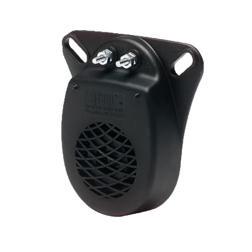 ECCO Backup Alarm 82-102dB 12V 24V Industrial Heavy-Duty Backup Reverse Warning Alarm with Beeper Tone for Truck Van Freight Car Lorry Heavy Vehicles, 2 Year Warranty